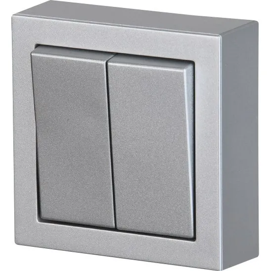 ABB Udvendig afbryder krone, Alu, 16A, 250V