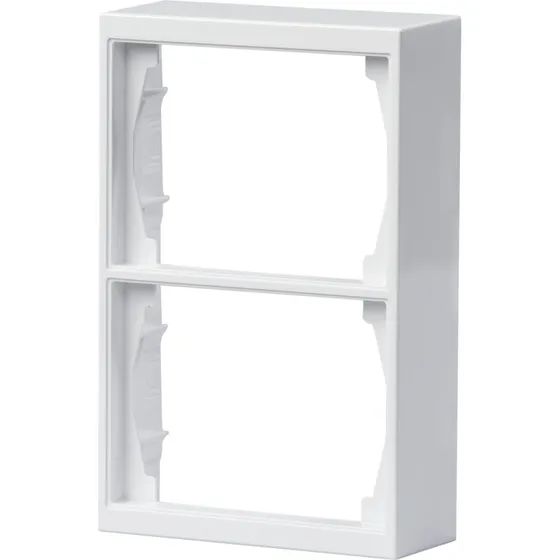 ABB Impressivo Høj Ramme 40mm 2-modul Hvid RAL9016