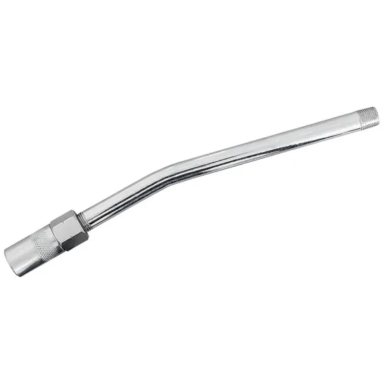 Tilslutningsrør 150 mm bøjet med H-mundstykke (1/8R)