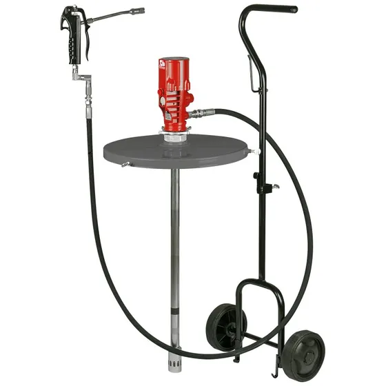 Eurolube Mobil Smøreapparat 50 kg med transportvogn