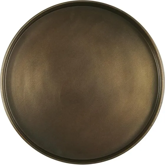 Ib Laursen Lysbakke m/ kant & messingfinish - Dia 19 cm