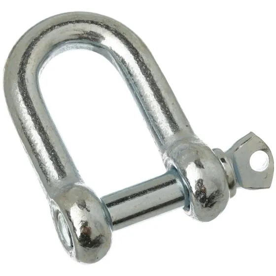 D-sjækel 16 mm galvaniseret handelskvalitet