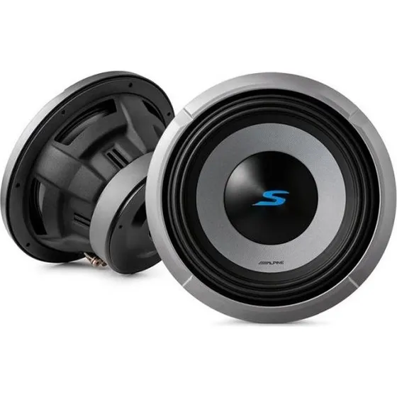 Alpine S2-W10D4 10" subwoofer, dobbelt 4 Ω, 600W RMS