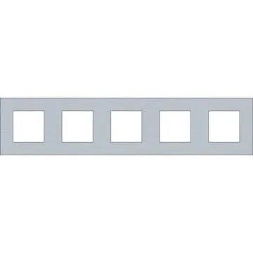Niko Ramme 5-modul Pure Alu Grey