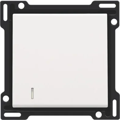 Tangent enkelt linse med LED - White Coated
