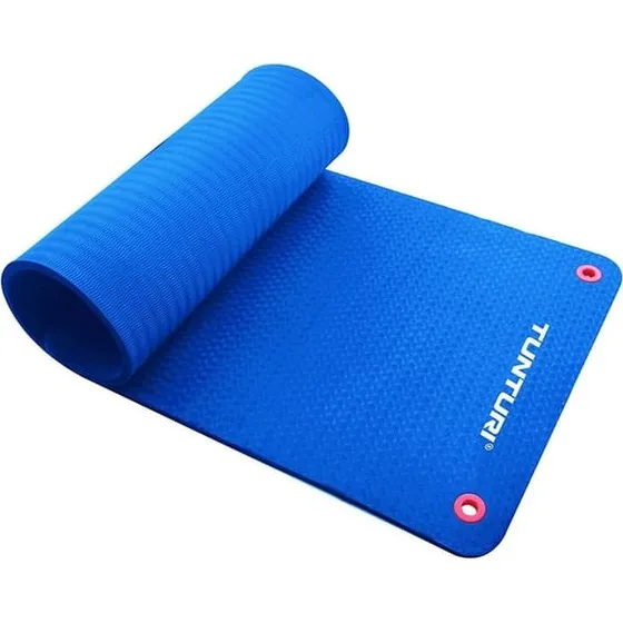 Tunturi Pro træningsmåtte 180 x 60 x 1,5 cm – Blå