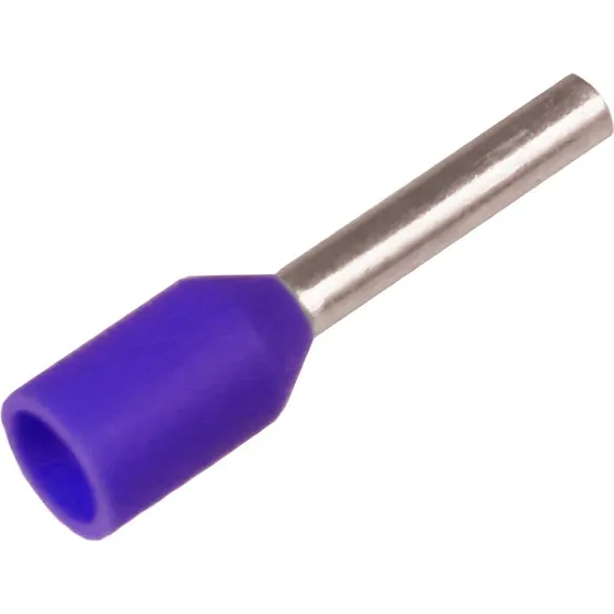 Iso. terminalrør 0,25mm² l6 violet A0,25-6ETT