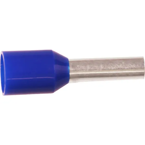 Iso. terminalrør 2,5mm² l12 blå A2,5-12ETD