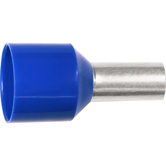 Iso. terminalrør 16mm² l18 blå A16-18ETD