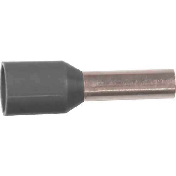 Iso. terminalrør 2,5mm² l12 grå A2,5-12ETT