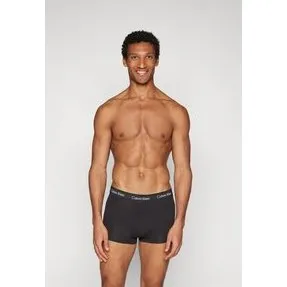 Calvin Klein Cotton Stretch Low Rise Trunks 3-pak, sort XL