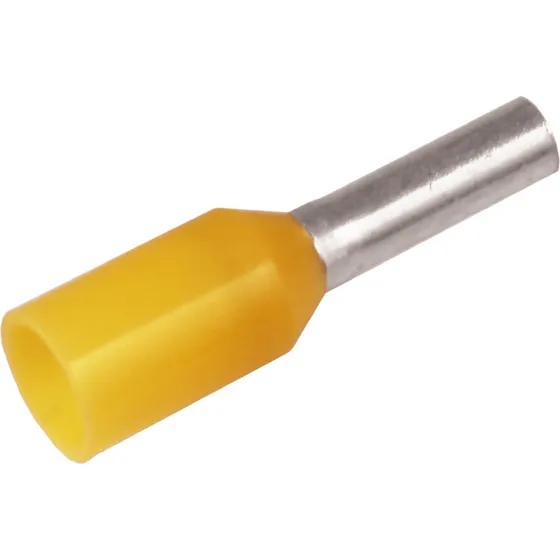 Iso. terminalrør A1-10ET 1mm² l10 gul
