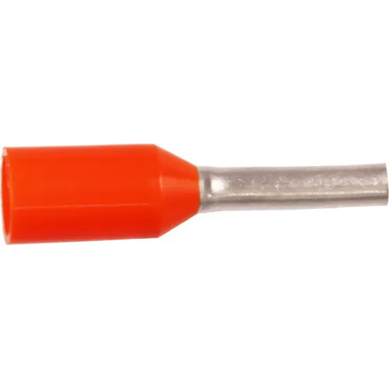 Iso. terminalrør 0,5mm² l10 orange A0,5-10ET