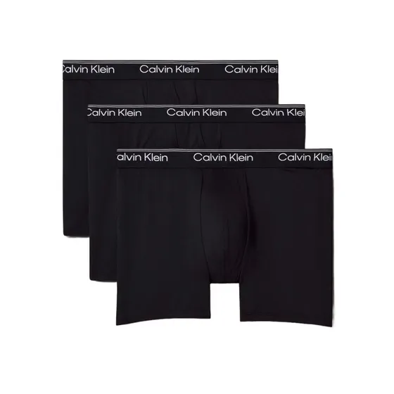 Calvin Klein 3-pak Boxer Brief Microfiber, Sort, XL