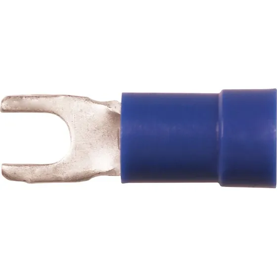 Iso. gaffelkabelsko 1,5-2,5mm² M3,5 blå A2537GS