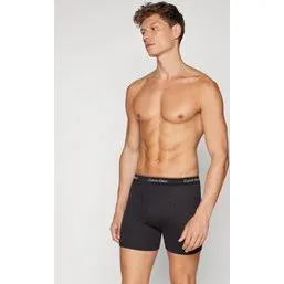 Calvin Klein Boxer Brief 3-pak 100% bomuld – Sort