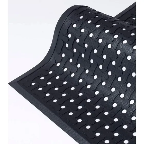 Comfort Flow Måtte 83x140cm 12mm Sort