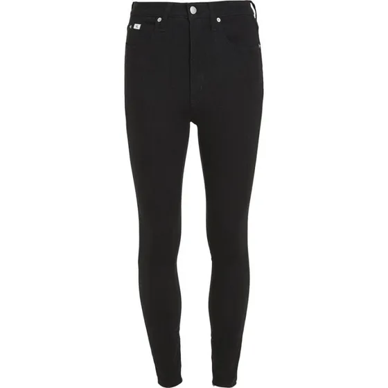 Calvin Klein High Rise Super Skinny Ankle - denim black