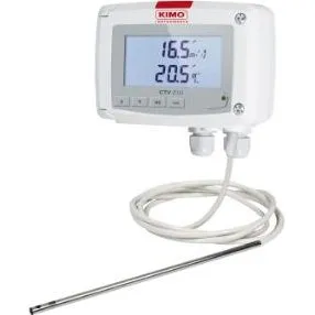 Kimo CTV210-BOS-R Lufthastighed, flow og temperatur transmitter