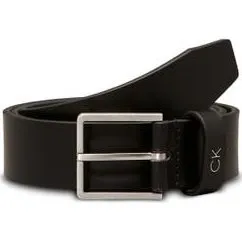 Calvin Klein Formal bælte i sort læder 85 cm