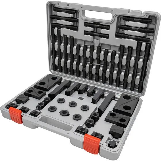 Spændesæt M12X16 mm, 58 dele i plastkuffert