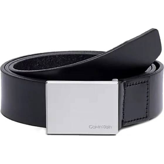 Calvin Klein Formal Plaque Bælte Sort str. 95