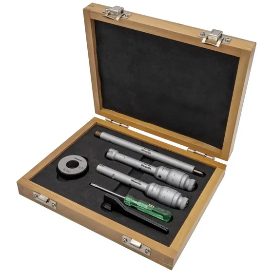 Diesella Indvendig 3-punkt mikrometer 12-20 mm m. kontrolringe
