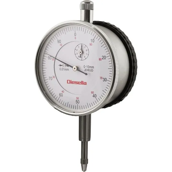 Dobbelt Måleur 0-10x0,01 mm med Ø58 urskive
