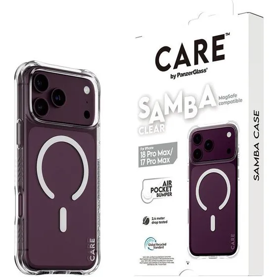 PanzerGlass CARE Samba MagSafe Cover til iPhone 17/18 Pro Max