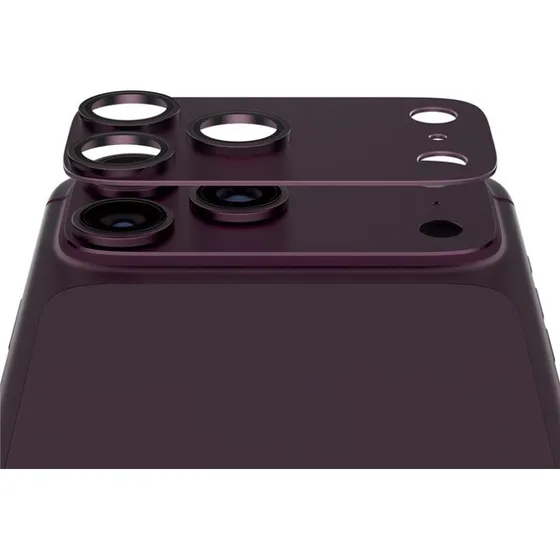 PanzerGlass Fender Camera Protector Dark Cherry til iPhone 18 Pro Max