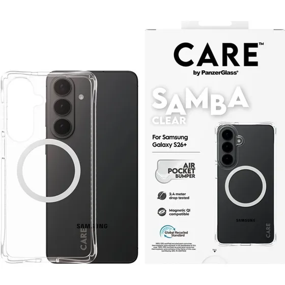 PanzerGlass CARE Samba Case til Samsung Galaxy S26+ - Transparent