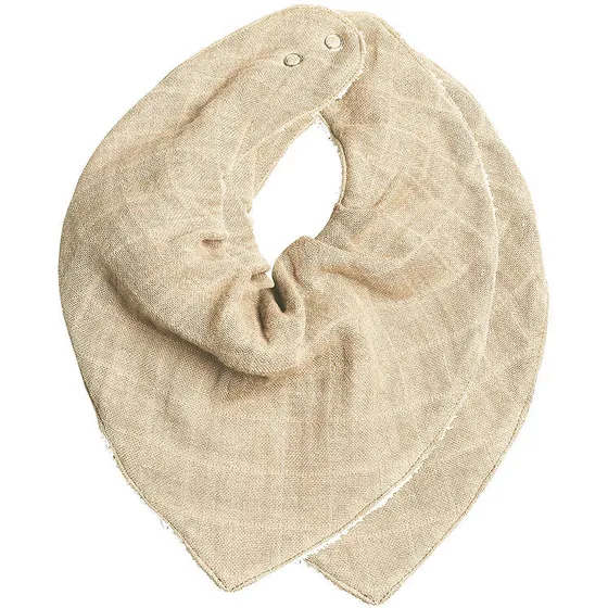 Fabelab Bandana Savlesmække 2-pak – Wheat (Økologisk bomuld)