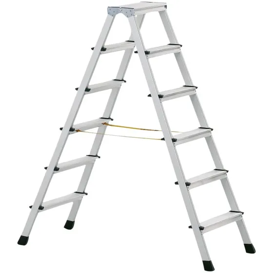Wienerstige 2x10 trin 80 mm aluminium - 2,71 m