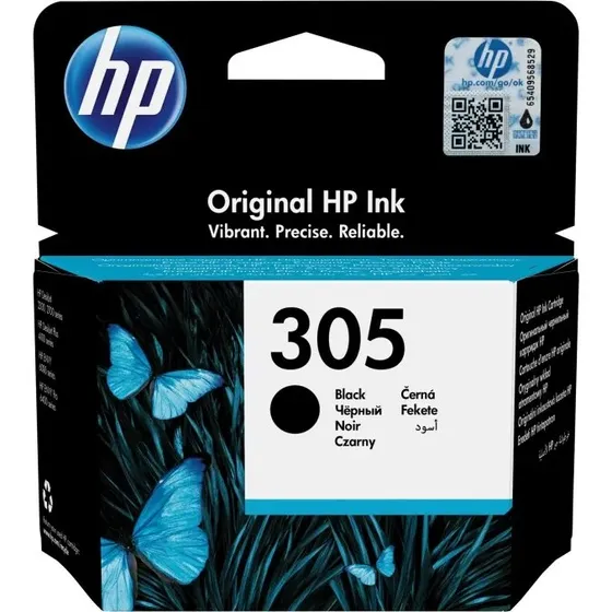 HP 305 original sort blækpatron – 120 sider