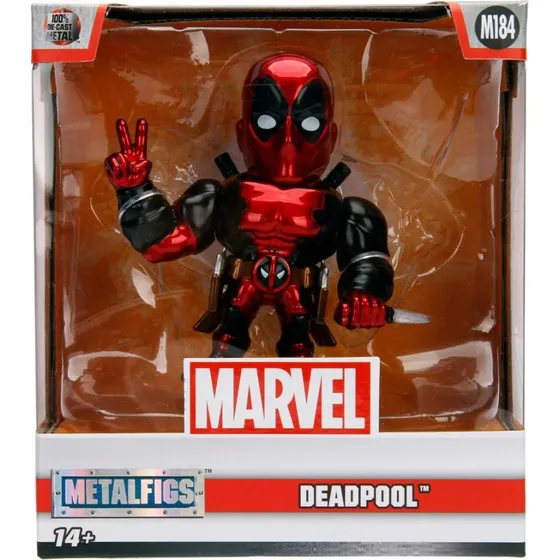 Marvel Deadpool Metalfigur fra Jada Toys - 10 cm