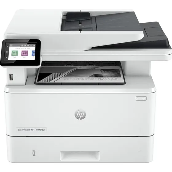 HP LaserJet Pro 4102fdw A4 - Sort/hvid multifunktionsprinter