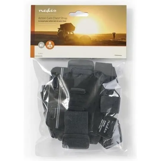 Nedis Action Cam brystbælte – sort