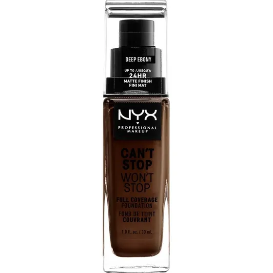 NYX Can't Stop Won't Stop 24‑tims foundation – fuld dækning