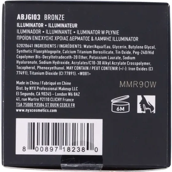 NYX Professional Makeup A Bit Jelly Gel Illuminator – Bronze