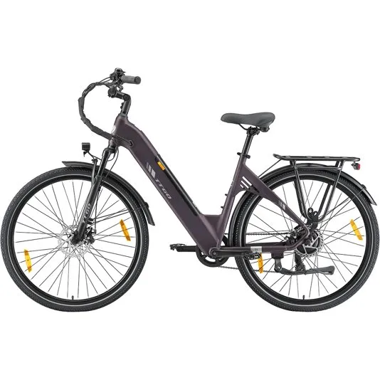 TTGO C3SE El-bycykel, 36V 18Ah, 28 tommer, Lilla