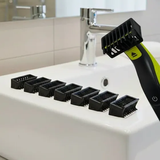 7x Kamme til Philips OneBlade (0,75-5 mm) - Kompatible udskiftningskamme