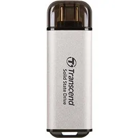 Transcend ESD300 Mini SSD 512GB USB-C 10 Gbps Sølv