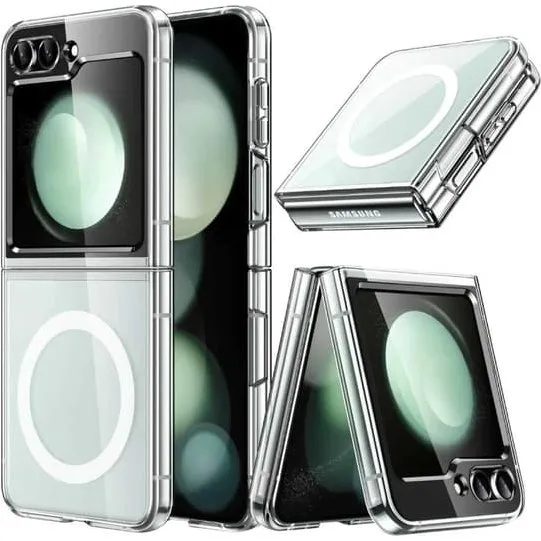 Samsung Galaxy Z Flip 5 Magsafe Cover - Gennemsigtig & Magnetisk