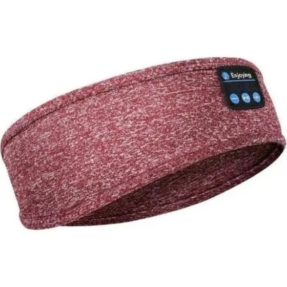Søvnhovedtelefoner - Bluetooth Pandebånd & Øjenmaske, Rød