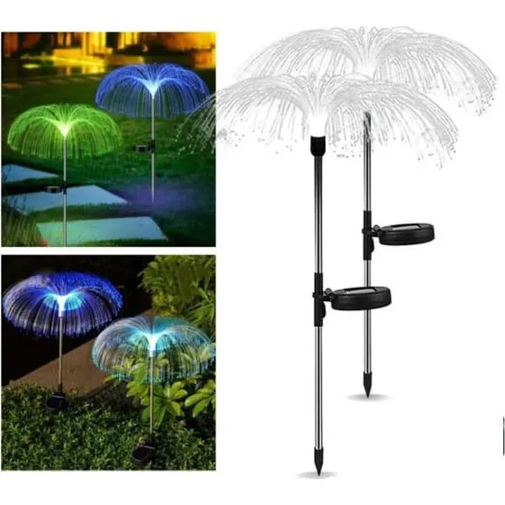 Avatar Solar Lampe 2-pak RGB Vandmænd med jordspyd