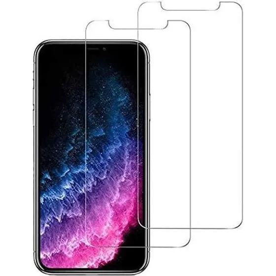 2-pack iPhone X skærmbeskyttelse - Gennemsigtig plastfilm