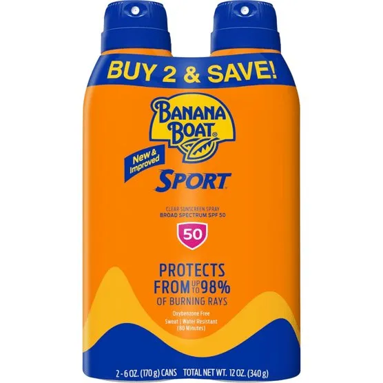 Banana Boat Sport Ultra SPF 50 Solcreme-spray (2 stk.)