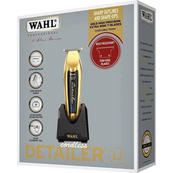 Wahl 5 Star Detailer Li trimmer – Guld