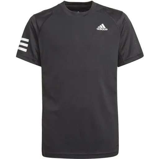 Adidas Boys Club 3-Stribe T-shirt - Sort