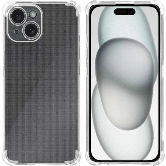 Cadorabo iPhone 15 Cover Etui - Gennemsigtig Silikone